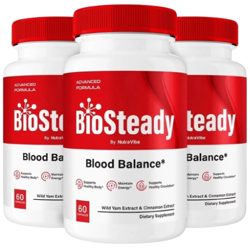 BioSteady 3 Bottles - 90 Day Supply